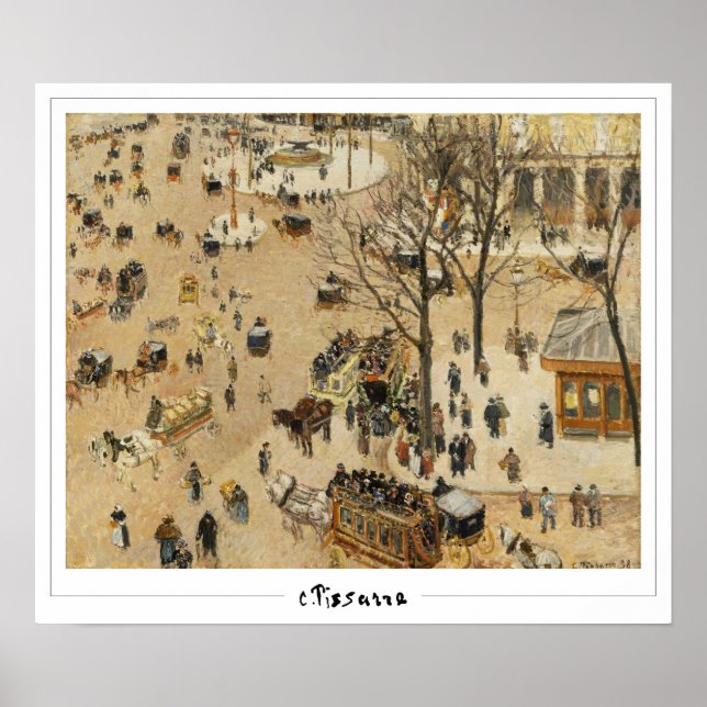 Camille Pissarro Zedign Art Poster #15-2 (Framsidan)