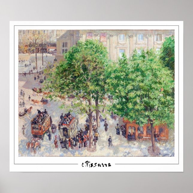 Camille Pissarro Zedign Art Poster #240-2 (Framsidan)