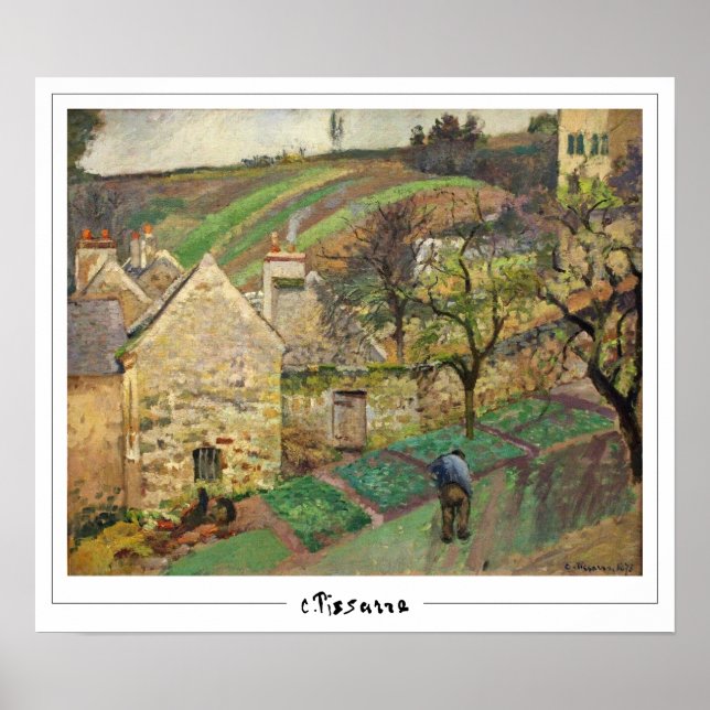 Camille Pissarro Zedign Art Poster #25-2 (Framsidan)
