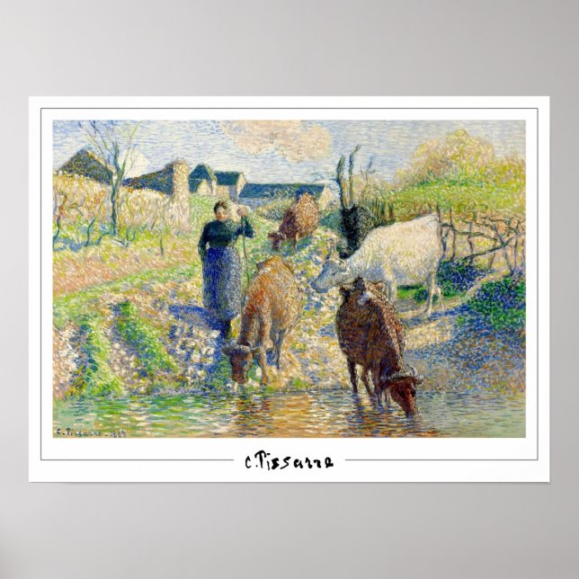 Camille Pissarro Zedign Art Poster #287-2 (Framsidan)