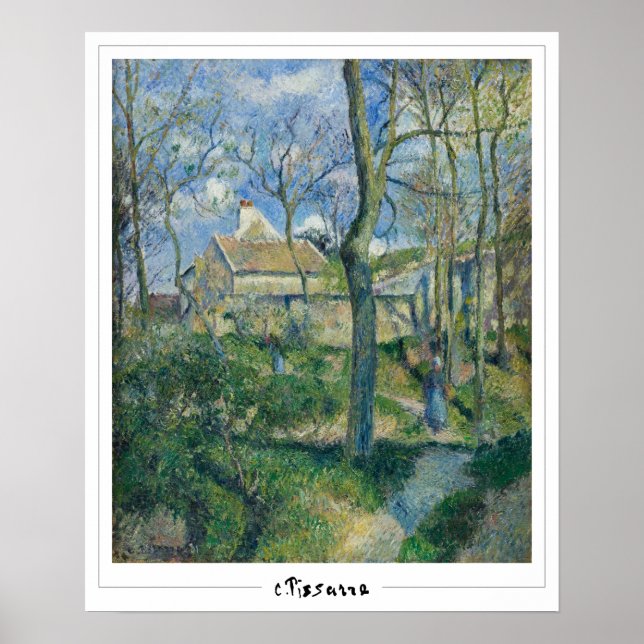 Camille Pissarro Zedign Art Poster #3 (Framsidan)