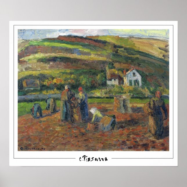 Camille Pissarro Zedign Art Poster #394 (Framsidan)