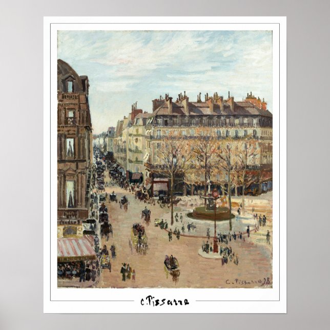 Camille Pissarro Zedign Art Poster #4 (Framsidan)