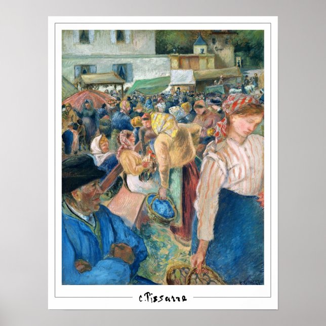 Camille Pissarro Zedign Art Poster nr 532 (Framsidan)