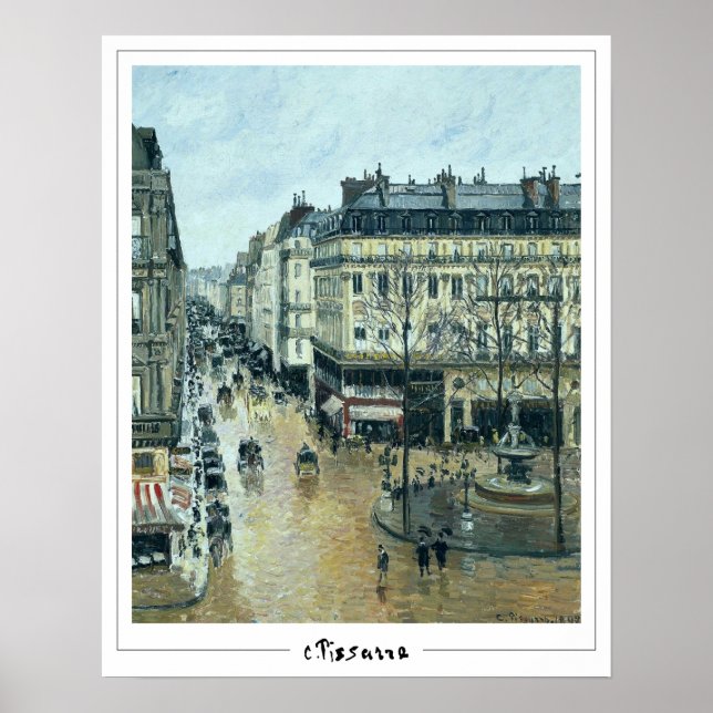 Camille Pissarro Zedign Art Poster nr 542 (Framsidan)