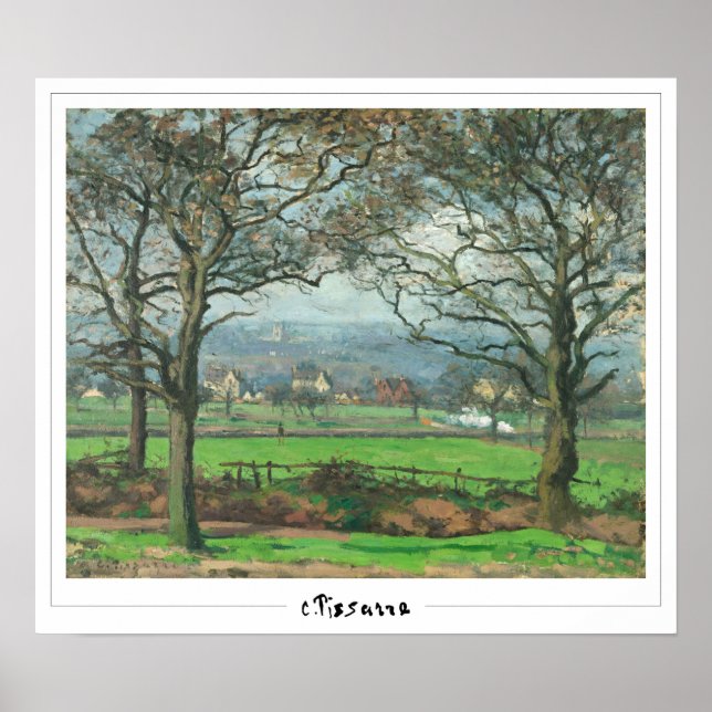 Camille Pissarro Zedign konstaffisch #13 Poster (Framsidan)