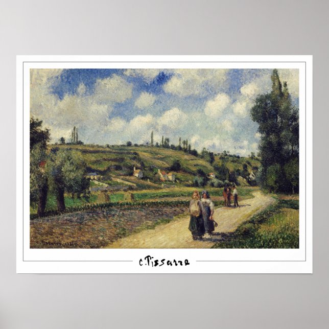 Camille Pissarro Zedign konstaffisch #14 Poster (Framsidan)