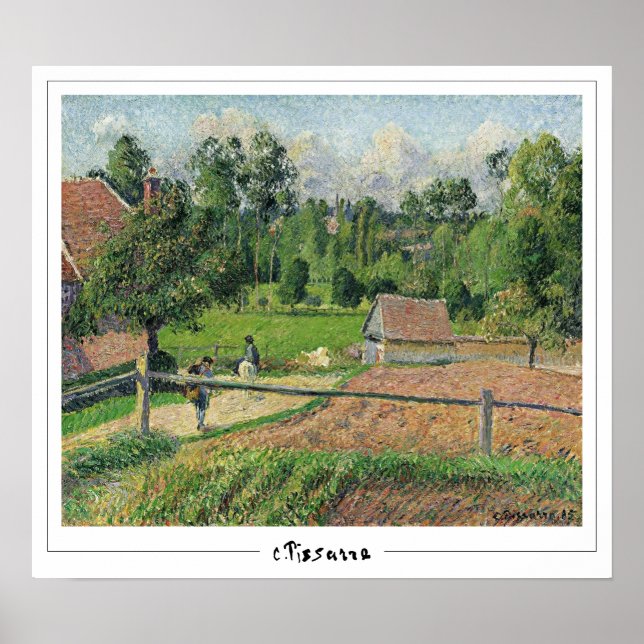 Camille Pissarro Zedign konstaffisch #196 Poster (Framsidan)