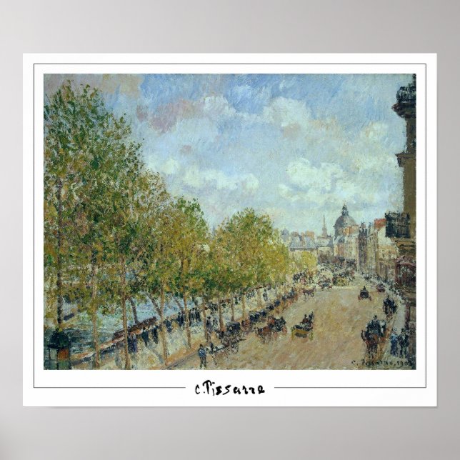 Camille Pissarro Zedign konstaffisch #216-2 Poster (Framsidan)