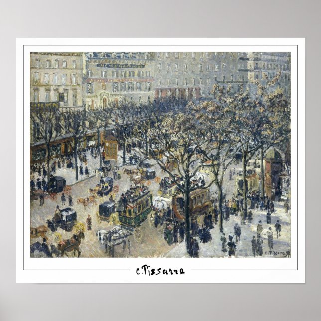Camille Pissarro Zedign konstaffisch #256 Poster (Framsidan)