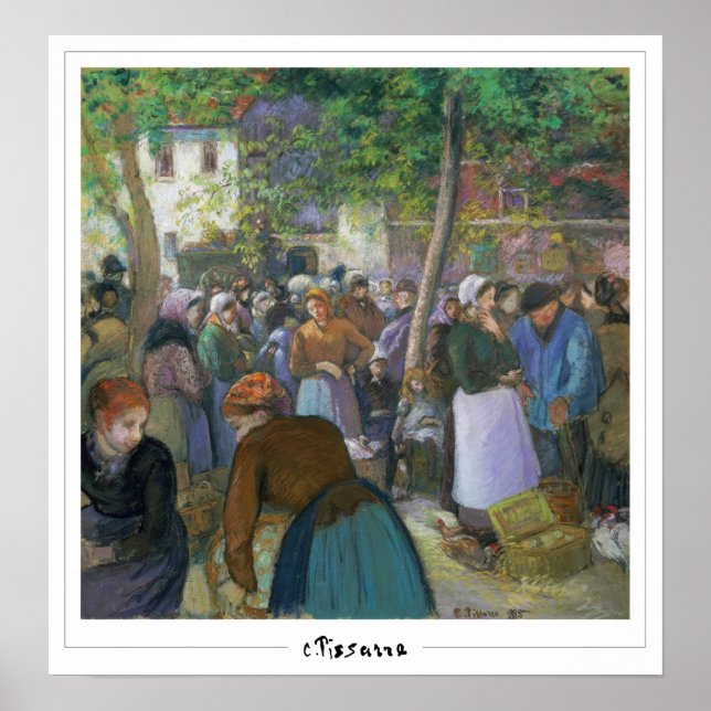 Camille Pissarro Zedign konstaffisch #2 Poster (Framsidan)