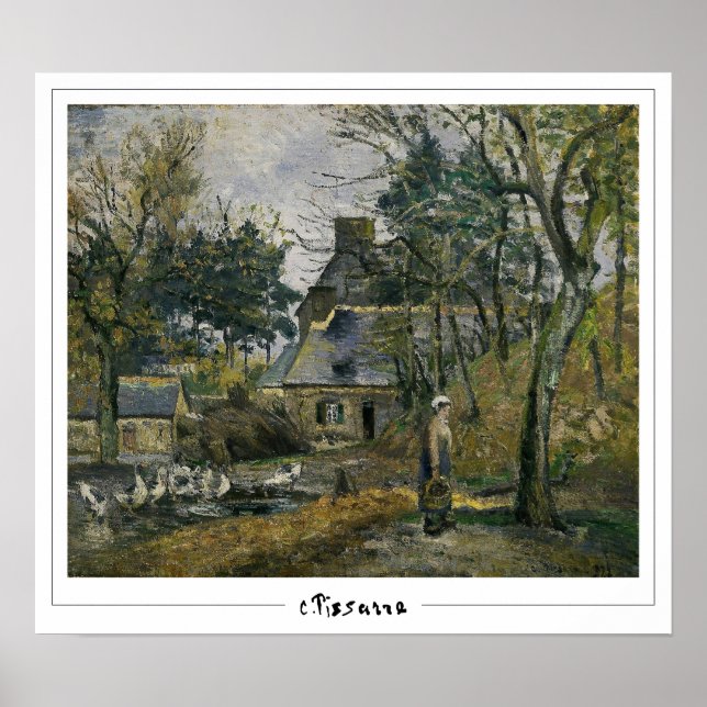Camille Pissarro Zedign Konstaffisch #321 Poster (Framsidan)