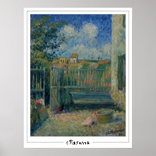 Camille Pissarro Zedign konstaffisch #355-2 Poster (Framsidan)