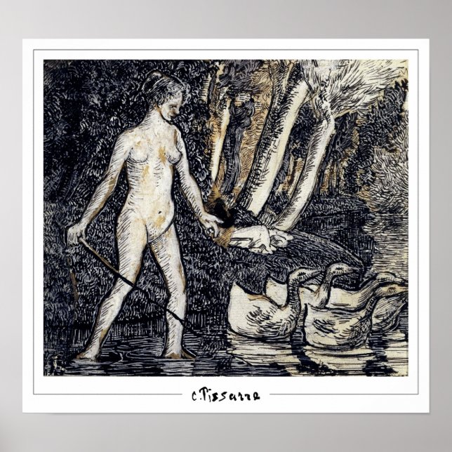 Camille Pissarro Zedign konstaffisch #472-2 Poster (Framsidan)