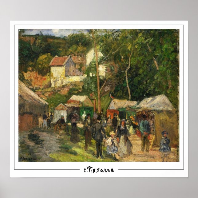 Camille Pissarro Zedign konstaffisch #84 Poster (Framsidan)