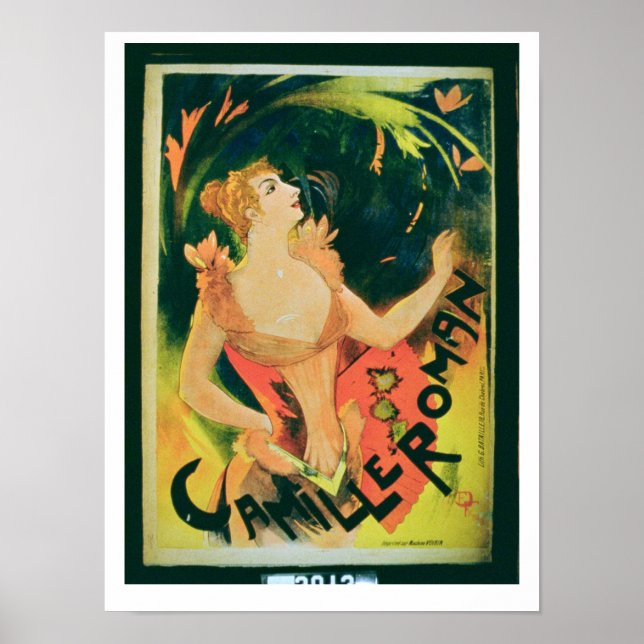 "Camille Roman" (färg litho) Poster (Framsidan)
