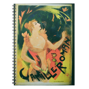 "Camille romare" (färglithoen) Anteckningsbok