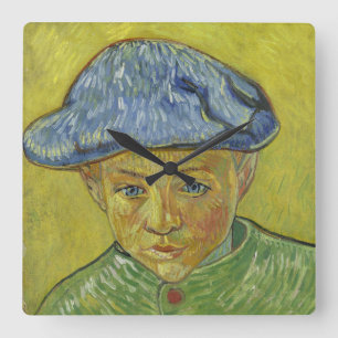 Camille Roulin av Vincent Van Gogh Fyrkantig Klocka
