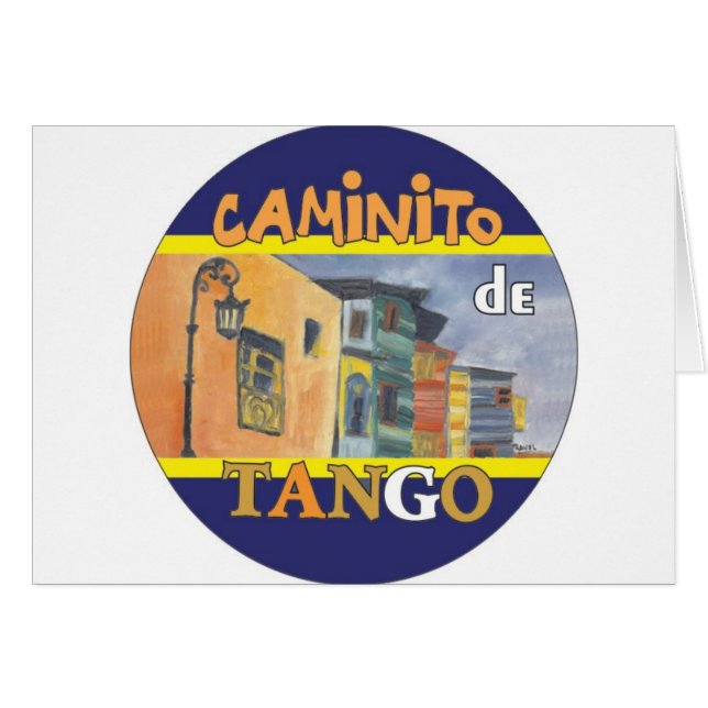 Caminito Hälsningskort (Framsidan Horizontal)