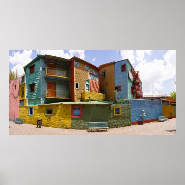Caminito, La Boca, Buenos Aires Poster (Framsidan)