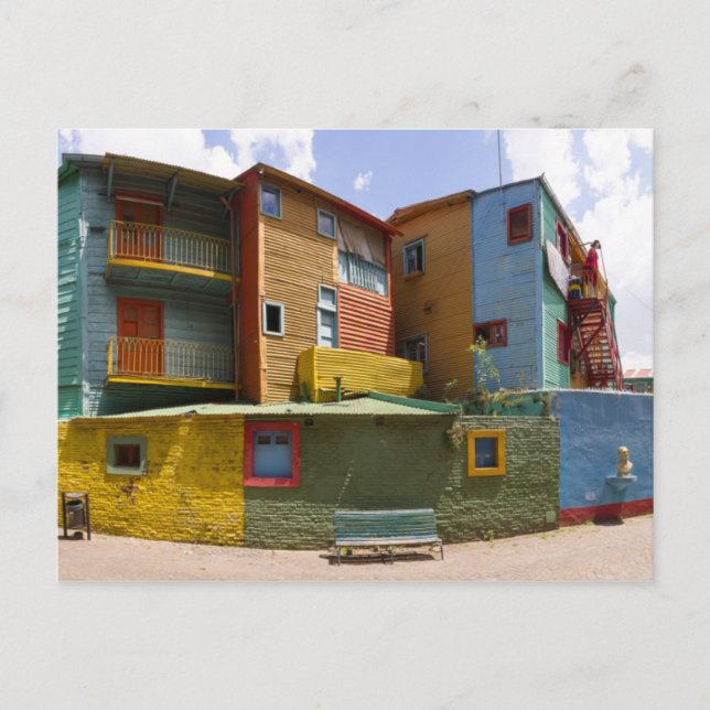 Caminito, La Boca, Buenos Aires Vykort (Framsida)