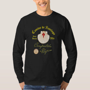 Camino de Santiago Anno Domini 2014 Kammusselskal T Shirt