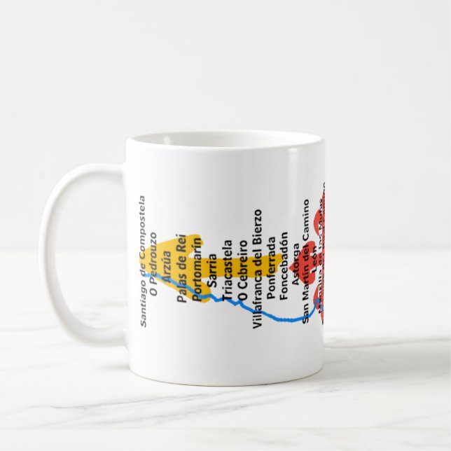 Camino de Santiago Coffee Mugg (Vänster)