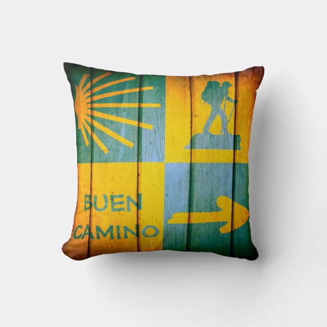 Camino de Santiago Cushion Kudde (Framsida)