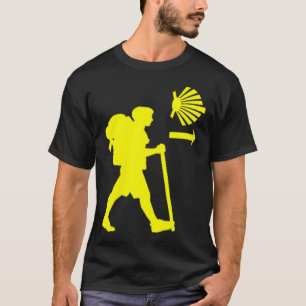 Camino De Santiago De Compostela Spanien Pilgrim V T Shirt