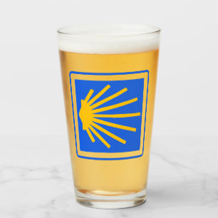 Camino de Santiago Glass Glaskopp