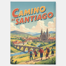 Camino de Santiago Hikers Hiking