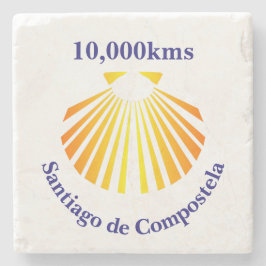 Camino de Santiago-logotyp Stenunderlägg