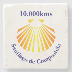 Camino de Santiago-logotyp Stenunderlägg