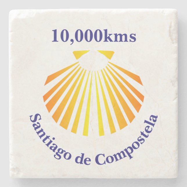 Camino de Santiago-logotyp Stenunderlägg (Framsidan)
