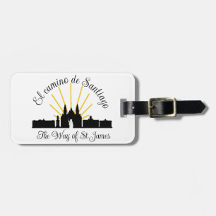 Camino de Santiago Luggage Tag Bagagebricka