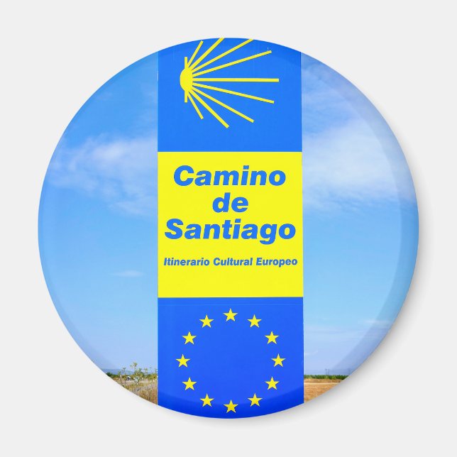 Camino de Santiago Magnet (Framsidan)