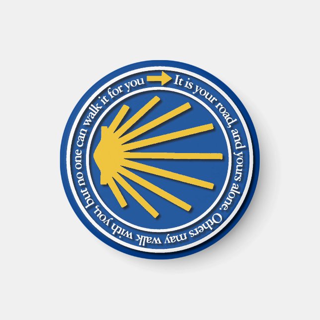 Camino de Santiago Magnet (Framsidan)