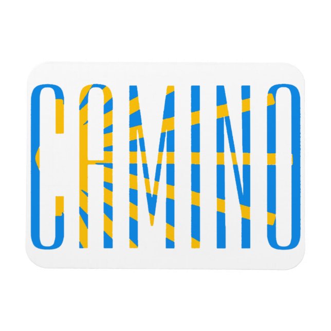 Camino de Santiago Magnet (Horisontell)