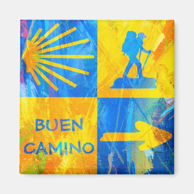 Camino de Santiago Magnet (Framsidan)