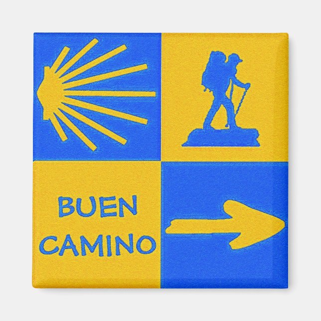 Camino de Santiago Magnet (Framsidan)