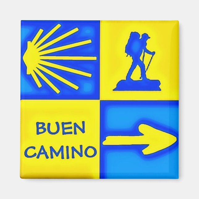 Camino de Santiago Magnet (Framsidan)