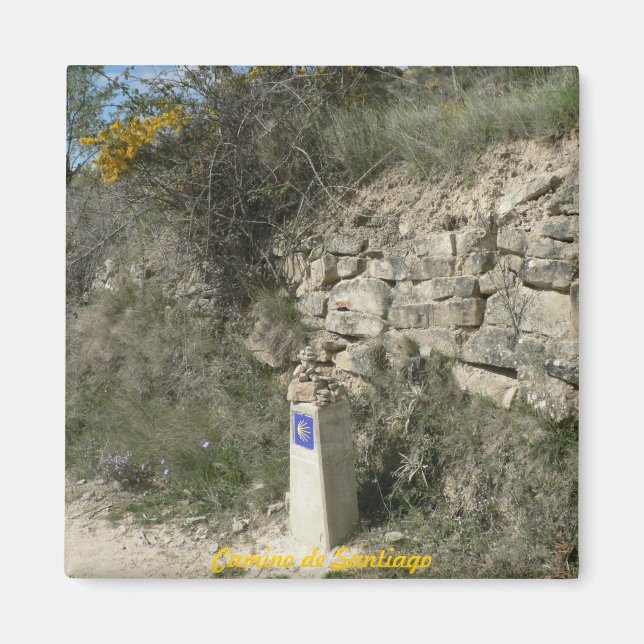 Camino de Santiago Magnet (Framsidan)