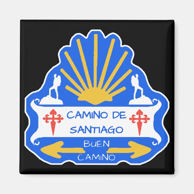 Camino de Santiago Magnet (Framsidan)