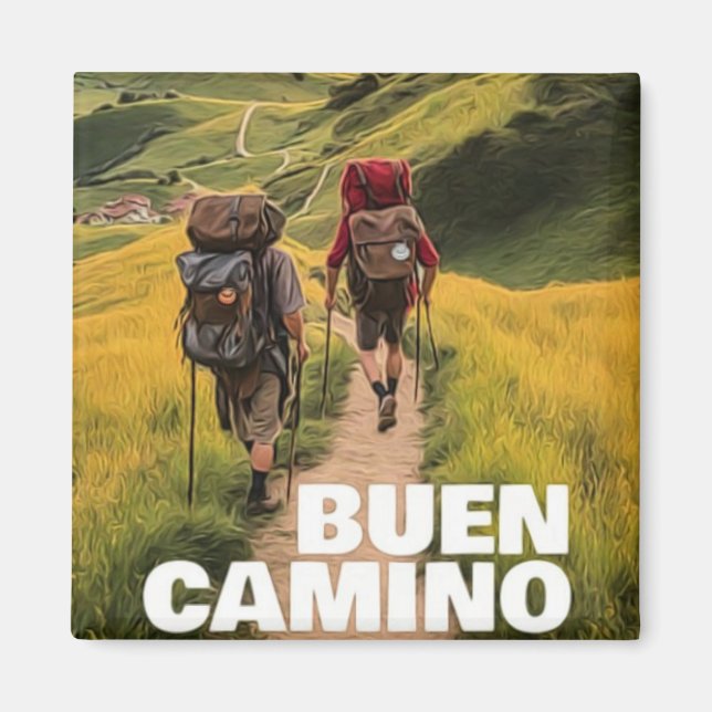 Camino de Santiago Magnet (Framsidan)