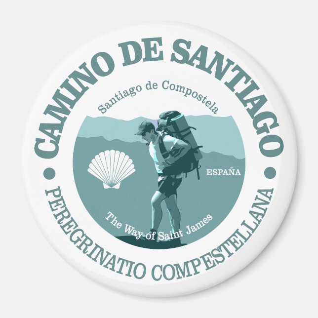 Camino de Santiago Magnet (Framsidan)