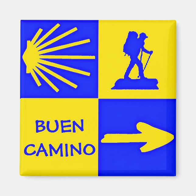 Camino de Santiago Magnet (Framsidan)