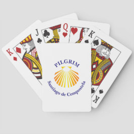 Camino de Santiago pilgrim Casinokort