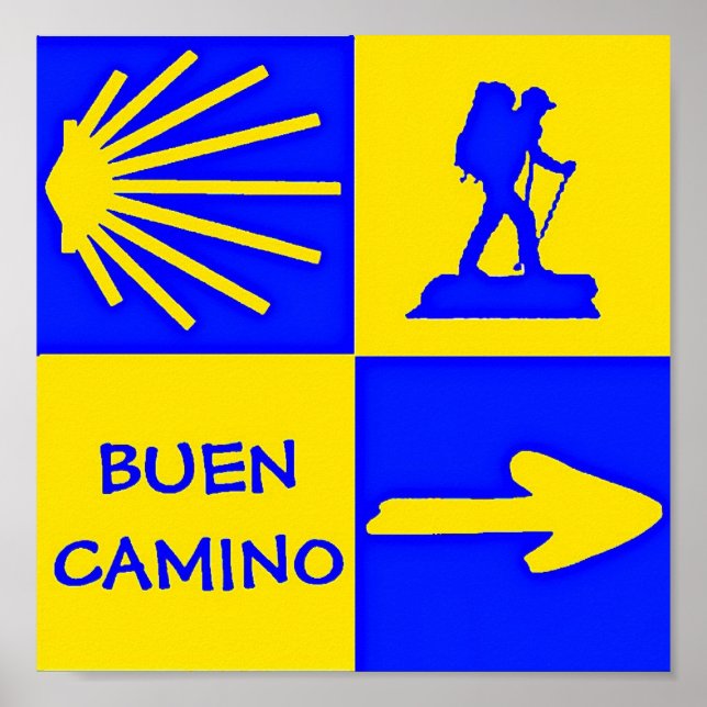 Camino de Santiago Poster (Framsidan)