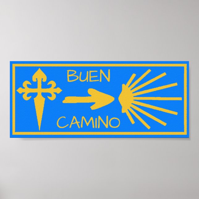 Camino de Santiago Poster (Framsidan)