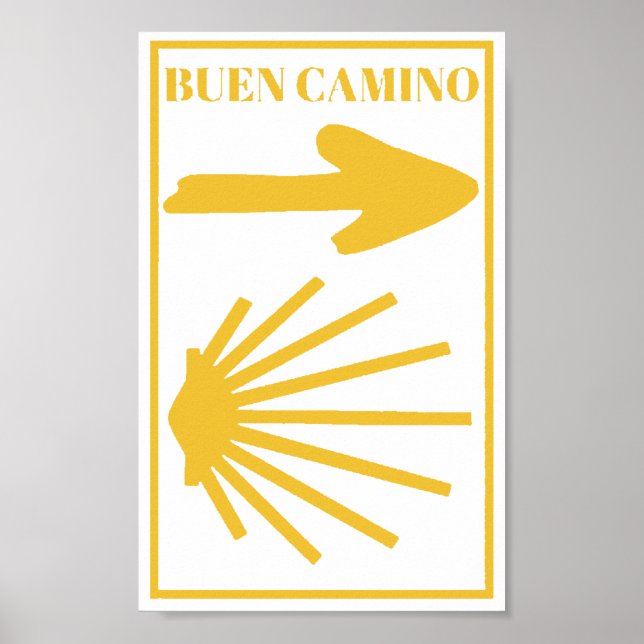 Camino de Santiago Poster (Framsidan)